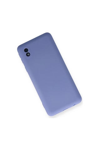 Newface - 95 - Samsung Galaxy Uyumlu A01 Core Kılıf Nano İçi Kadife Silikon - Csmo-tex - - Lila LİLA