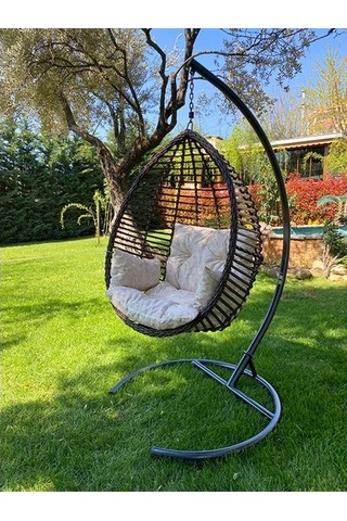 ARMERO BAHÇE BALKON ARMUT SALINCAK Kahverengi