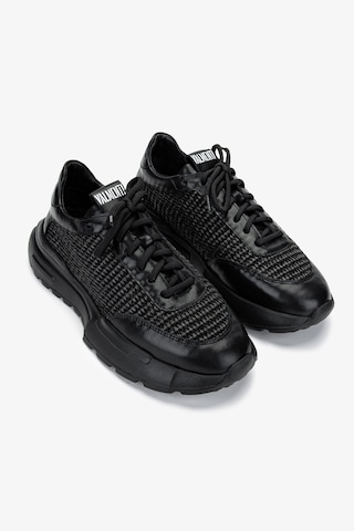 Valmenti Kadın Deri & Tekstil Sneakers & Spor Ayakkabı 1123 610 Bn Ayk Y25 Syh Dr/syh Hsr Siyah
