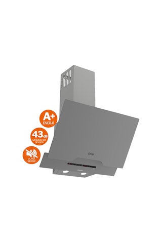 Ferre Afm Tech Greyon D065-SA + FM2210 + FM7710 Ultra Sessiz Silenart Gri Ankastre Set