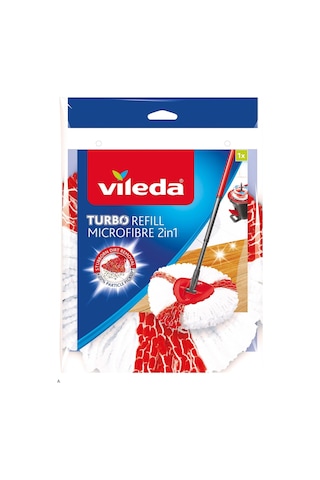 Vileda Easy Wring Turbo 2 in 1 Yedek Paspas Kırmızı