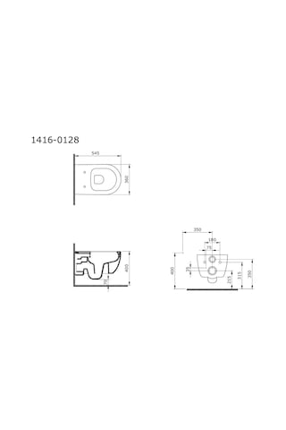 Bocchi - V-tondo Rimless Asma Klozet Mat Buz Mavisi - 1416-029-0128 Diğer