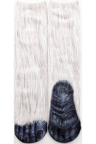 Geeroyoo 3d Hayvan Ayak İzi Çorapları - Kedi Köpek Kaplan Kuş Dinozor Desenli, Erkek Kadın Gençler İçin, Gerçekçi Eğlenceli Fun Socks Diğer