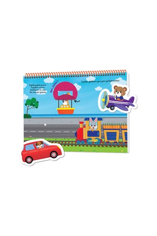 Yükselen Zeka 12-20 Ay İlk Cırt Cırtlı - Keçeli Etkinli Kitabım