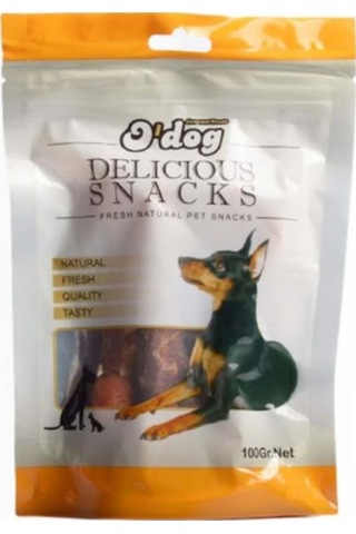 O'dog Tavuk-Ördek ve Ciğerli Çubuk Köpek Ödülü 100 G