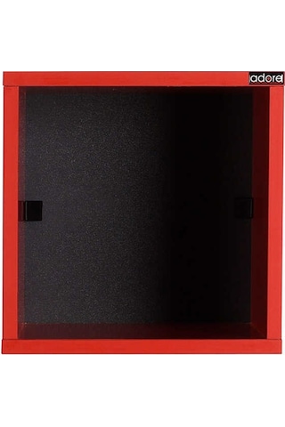 Adoremobilya Rainbow Genç Odası Duvar Rafı-Kırmızı