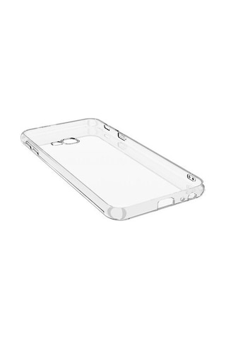 Samsung Galaxy J4 Plus İle Uyumlu Kılıf Şeffaf Kamera Korumalı Esnek Silikon Telefon Kılıfı Kapak
