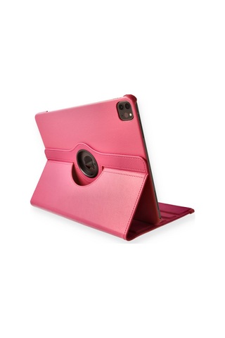 İpad Pro 11 2020 Kılıf 360 Tablet Deri Kılıf - Pembe Diğer