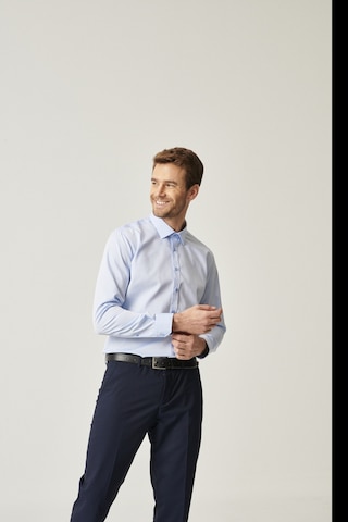 AC&Co / Altınyıldız Classics Erkek Acık Mavı Ütü Gerektirmeyen Non-ıron Taılored Slim Fit Dar Kesim %100 Pamuk Gömlek Açık Mavi