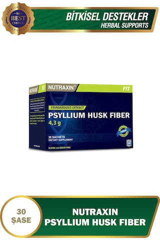 Nutraxin Psyllium Husk Fiber 30 Saşe