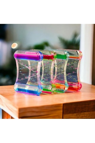 Hediyelik Sıvı Kum Saati Masa Dekoru 1 Adet