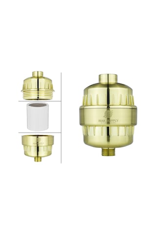 Mak Supply Duş Filtresi - Duş Arıtma Cihazı Gold Altın