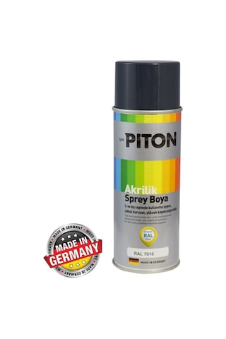 Piton Akrilik Sprey Boya 400 Ml Ral7016 Antrasit Gri