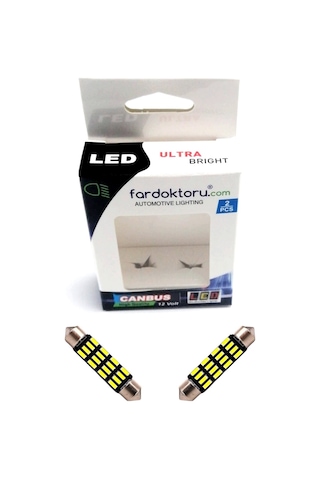 Fardoktoru 41Mm Beyaz 16 Smd Sofit Oto Led İç Aydınlatma Ampulü N11.3755