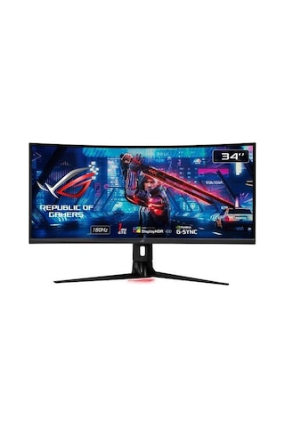Asus 34" Ips Rog Strıx Xg349c 1ms 180hz Hdmı-dp Kavıslı Gamıng Monitör 3440x1440
