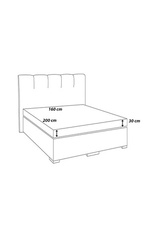 Çizgili Saten Yatak Çarşafı Lastikli 160x200 Yastık Kılıfı 50x70 Krem