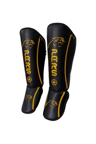 Pars Guard Kick Boks ve Muay Thai Ayak Kaval Koruyucu Siyah PRS-2 Siyah - Sarı
