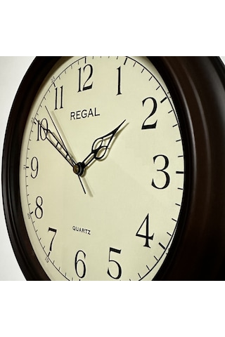 Regal 9103 A1 Ahşap Renk Klasik Duvar Saati (285572559) Ahşap
