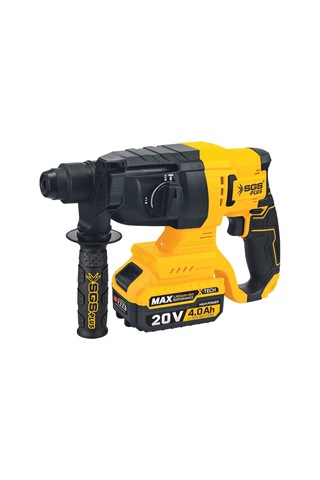 Sds Plus SGS5520 - 20 Volt 4 Amper 1.8 Joules Akülü Darbeli Kırıcı Delici Seti