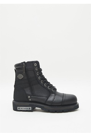 Harley Davidson Carter Black Deri Erkek Bot