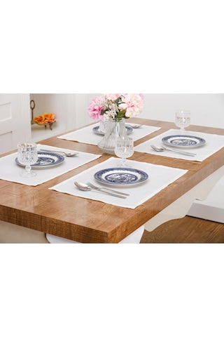 Lola Jakar Polyester Kumaş Krem Amerikan Servis 33,5x46 Cm Krem 4 Ad 1380 Krem