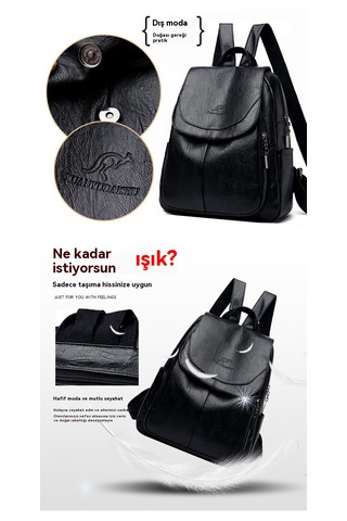 Ebedi Şanslar Büyük Kapasiteli Hırsızlığa Karşı Sırt Çantası-kırm Kırmızı