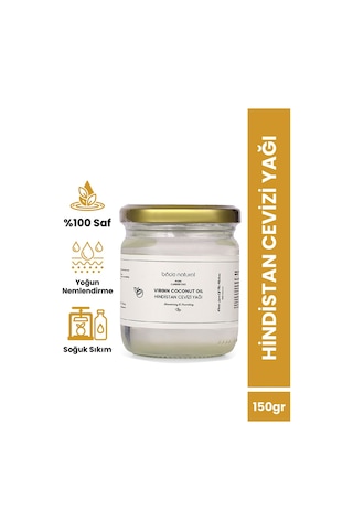 Bade Natural Saf Soğuk Sıkım Hindistan Cevizi Yağı 150 G