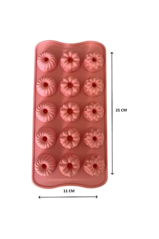 Silikon Çikolata Kalıbı Karışık 21 11 Cm Çok Renkli
