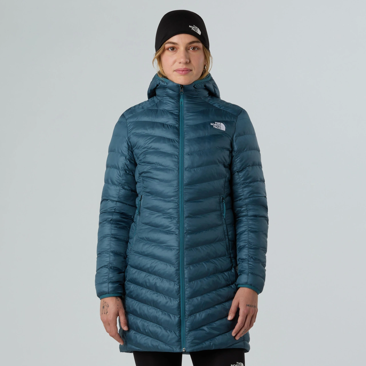 The North Face W Huila Synth Parka Kadın Mont-30583 Mavi