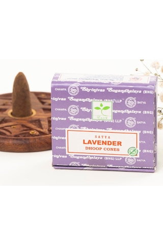 Satya Lavanta Aromalı Konik Tütsü