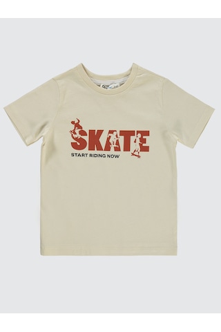 Civil Boys Erkek Çocuk Tişörtlü Gömlek 2-5 Yaş Koyu Bakır Koyu Bakır