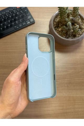 Apple Uyumlu iPhone 16 Pro Max Animasyonlu Stylus Silikon Kılıf Yeşil