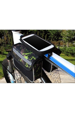 Dancemonkey Bisiklet Sele Çantası - Su Geçirmez Pvc Şeffaf Telefon Korumalı