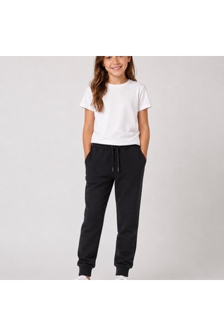 Hukids Unisex Çocuk Eşofman Altı Siyah