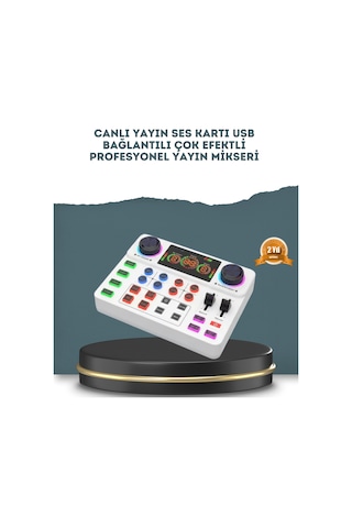 Gürültü Engelleme Özellikli Canlı Yayın Ses Kartı