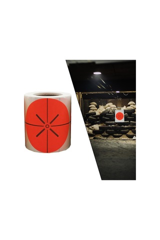 Kendinden Yapışkanlı Hedef Çıkartmaları Açık Hava Antrenman Kağıdı Çıkartmaları Kırmızı 3 İnç Diğer