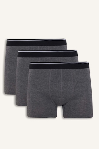 Defacto Regular Fıt 3lü Boxer G9218ax26spgr400 Gri-gr400