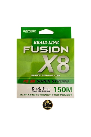 Remixon Fusion 150m X8 Green Ip Misina 0.18