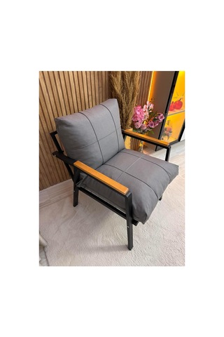 Balkon Mobilyası , Bahçe Mobilyası, 3-1-1 Takıma Uygun, Minder Kılıfı , Koruyucu Kılıf ,outdoor Kumaş Gri