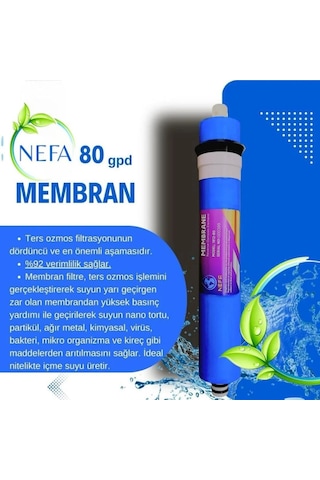 Üm Arıtma Cihazına Uyumlu Post Karbon-alkali-mineral-80gpd Set