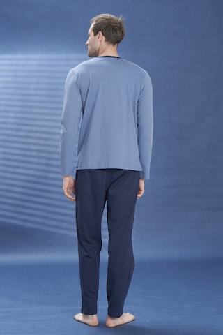 Erkek Penye Uzun Kol Pijama Takımı 2111 İndigo01 İndigo01