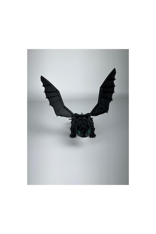 Dişsiz Toothless Ejderhanı Nasıl Eğitirsin Hareketli Figürü - 20 Cm 1 Adet Siyah Hayatvesanat
