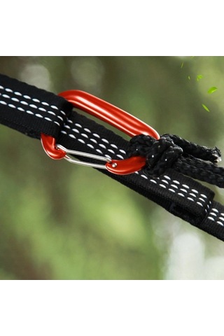 Novahub 6 Adet Süper Dayanıklı 12kn Kapalı Kilitli Karabina - Kamp, Hiking, Tekne İçin Yeşil, Küçük Boyutlu Yeşil