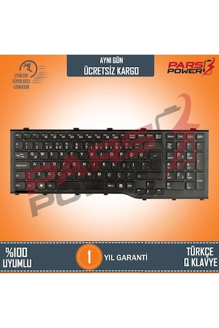 Fujitsu Uyumlu Siemens Ah532/G21. N532/G21 Notebook Klavye Siyah Tr Siyah - Çerçeveli N11.5279