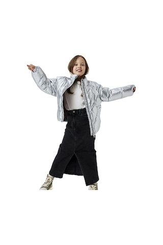 Name It Name İt Kids Nkfmisty Puffer Çocuk Günlük Mont 13233969-sılver Gri 13233969-sılver Gri