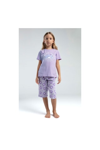 Xo Kids Kız Çocuk Pijama Takım 2-7 Yaş 3608-2 Lila