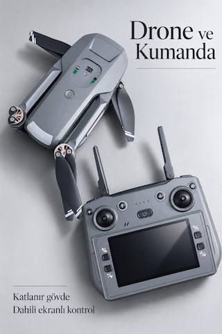 Taşıma Çantalı Gps Drone Ve Ekranlı Kumanda - Lisinya