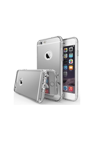 Ringke Mirror Fusion iPhone 6s Plus/ 6 Plus İle Uyumlu Aynalı Kılıf Silver