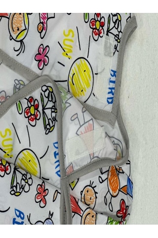 4-7 Yaş Family Sıvı Geçirmez, Uzun Kollu Çocuk Faaliyet Aktivite Boyama Önlüğü 1 Adet