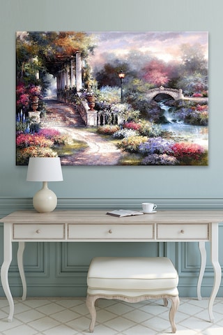 Cennet Yaşam Doğa Hikaye Kanvas Tablo 120 x 80